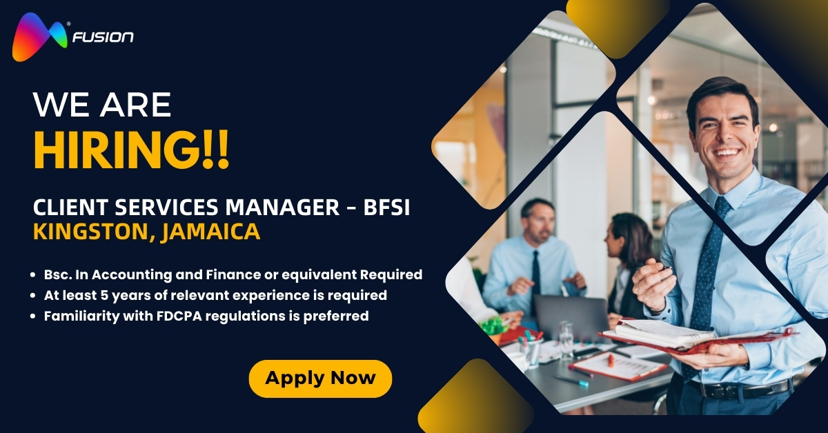 Client Services Manager BFSI Kingston Fusion CX Careers