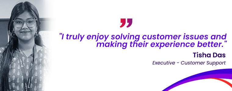 Fusion CX Siliguri Employee Spotlight Tisha Das