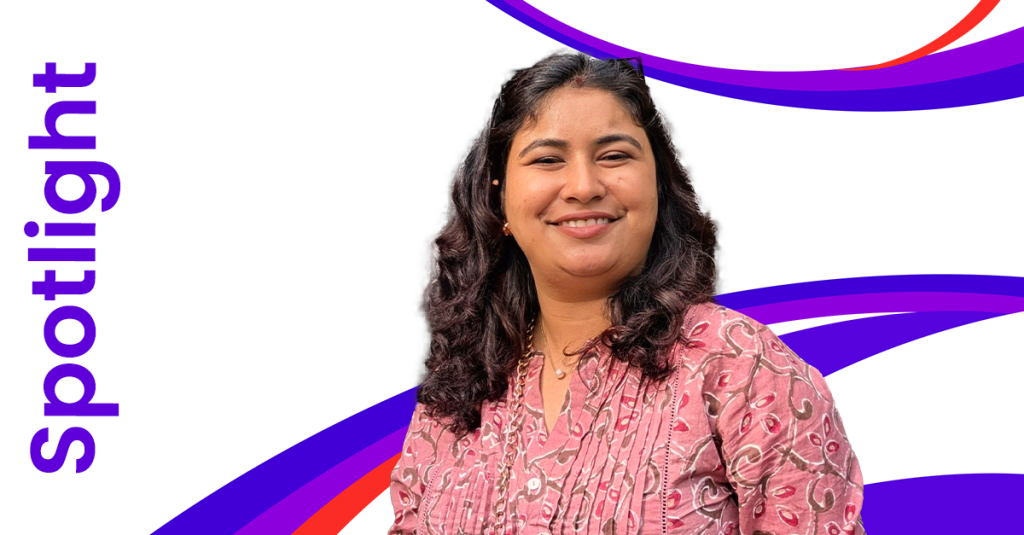 Ganga Mukherjee, Training Team Lead, conducting a session at Fusion CX Durgapur.