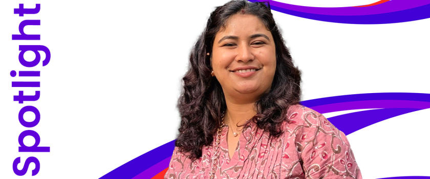 Ganga Mukherjee, Training Team Lead, conducting a session at Fusion CX Durgapur.