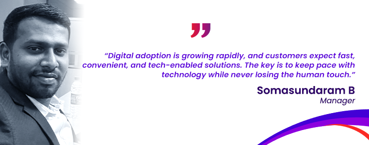 Employee Spotlight: Somasundaram B from Fusion CX in Bengaluru